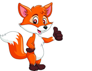 fox with a sign,red fox,cartoon,forest,animal,fairy tale