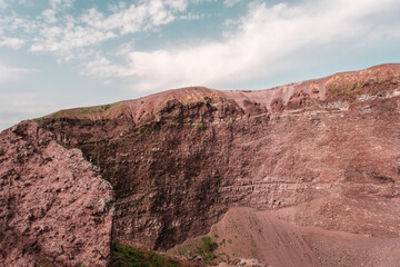 Vesuvius National Park is an Italian national park centered on the active volcano Vesuvius, southeast from Naples.