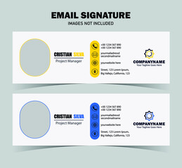 Creative Business Email Signature Design Template