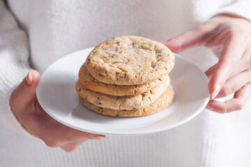 cookies on a plate - 490066308