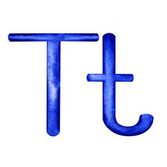 Letter T Capital and lower case