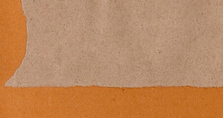 Kraft torn and creased Paper Texture for Background