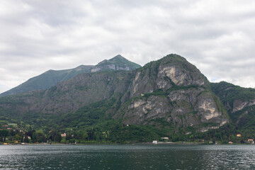 Garda lake mountain landscape, Italy, Lombardy