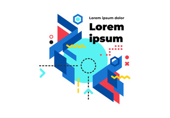 Geometric Abstract Graphic Background