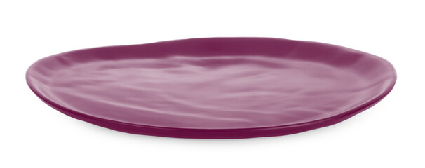empty plate isolated on white background.