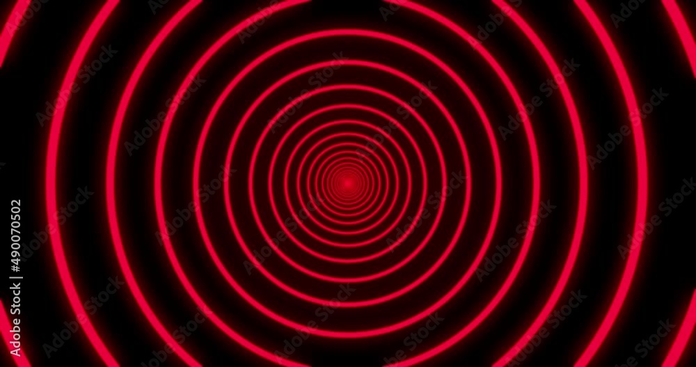Aufkleber abstract colorful neon light triangle rotating tunnel animated background colorful vj loop background