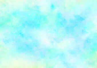 爽やかな青空の水彩テクスチャ