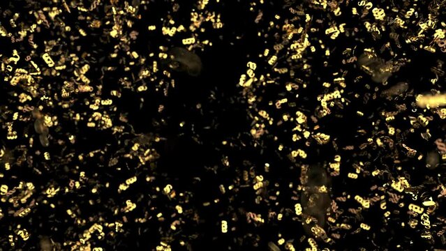 4k video Golden Paragraphs. Prores 4444.