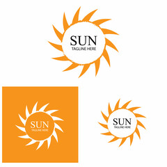 Sun Vector illustration Icon logo template