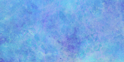Texture of blue water color on a old grungy paper. Abstract art blue paint background with liquid fluid grunge texture. Abstract watercolor background texture design.