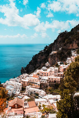 Positano is a village on the Amalfi Coast (Province of Salerno), in Campania, Italy, mainly in an enclave in the hills leading down to the coast.