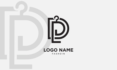 DL letter logo, DPL logo, monogram initials letter logo, Clothing brand logo
