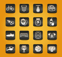 sport icon set