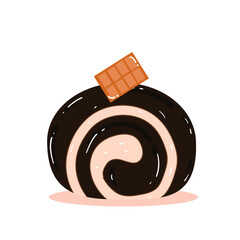 design illustration cake cream 