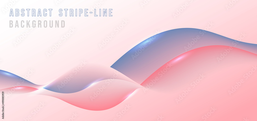 Poster abstract fluid colorful mesh stripe lines pattern decorative. overlapping design for artwork copy sp