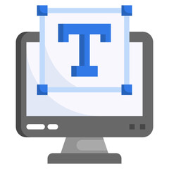 TEXT flat icon,linear,outline,graphic,illustration