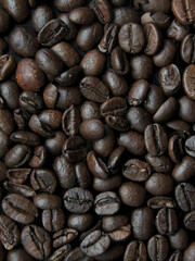 coffee beans close up