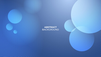 Modern blue abstract presentation background. Vector illustration