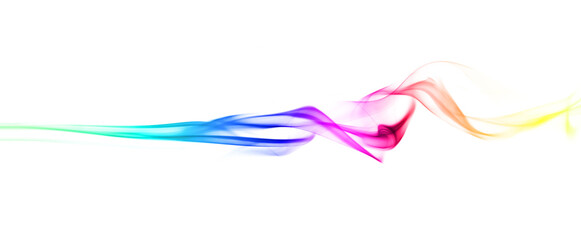 Colorful abstract rainbow smoke.	
