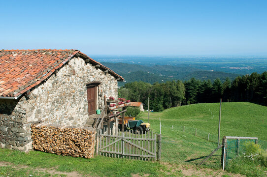 Rural House on the Hill. Trivero, Italy