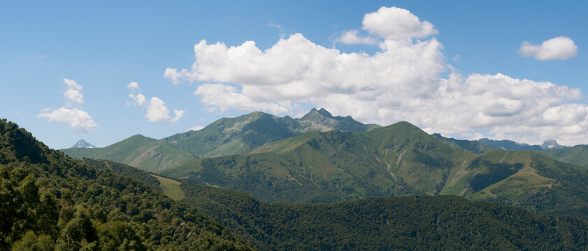Valsessera Panoramic View. Italian Alps
