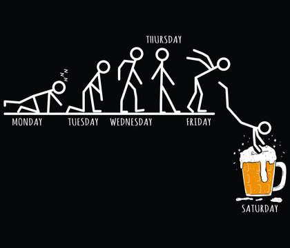 week recycle typography t-shirt design