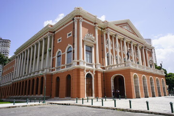 The Theatro da Paz (Peace Theater) is located in the city of Belém, in the state of Pará, in Brazil. Was built following neoclassical architectural lines, within the golden age of rubber in the Amazon