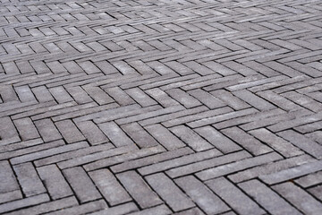 Closeup texture brown paving slabs background.