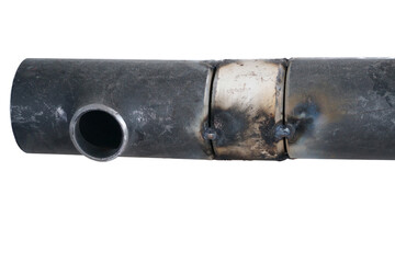 Steel rings are welded together to create a strong water line for consumption. Inert gas is used to keeps rust away. Connection point is stronger than the body ring itself.