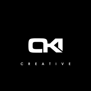 OKI Letter Initial Logo Design Template Vector Illustration
