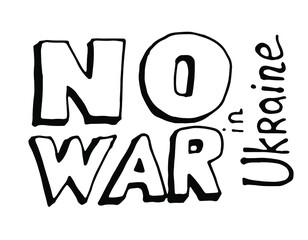 No war in Ukraine. Vector illustration