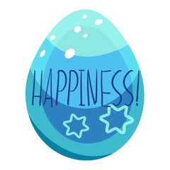 Easter drawing. Easter eggs. For the feast of the Christian and Catholic baptism. Church traditions. Bright colors.