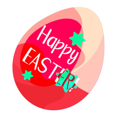 Easter drawing. Easter eggs. For the feast of the Christian and Catholic baptism. Church traditions. Bright colors.