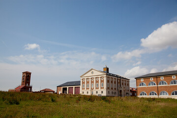 Fototapeta na wymiar Prince Charles's Poundbury development on the edge of Dorchester in Dorset