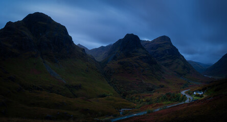 Highlands of Scotland Landscape.