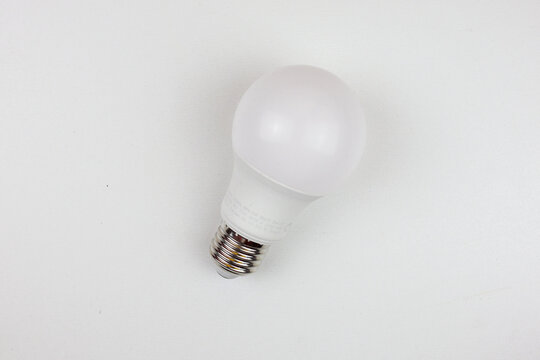 Light bolb on white background