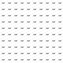 Square seamless background pattern from geometric shapes are different sizes and opacity. The pattern is evenly filled with big black top symbols. Vector illustration on white background