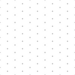 Square seamless background pattern from black abstract star symbols. The pattern is evenly filled. Vector illustration on white background