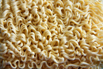 instant pasta close-up, fast food