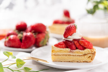 イチゴのタルトケーキ