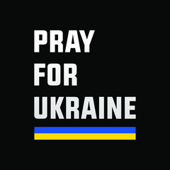 I stand with ukraine, pray for ukraine, stop war, ukraine russia invasion conflict modern creative banner, sign, design concept, social media post, template with blue and yellow text