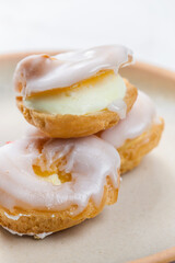 still life of  cream puffs