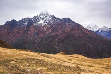 Way to Everest base camp. Nepal. Himalayan mountains