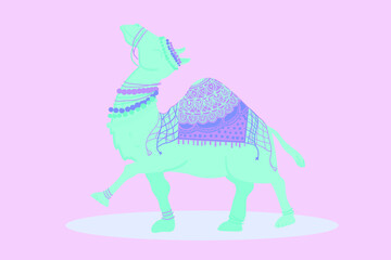 design ilustration camel 
