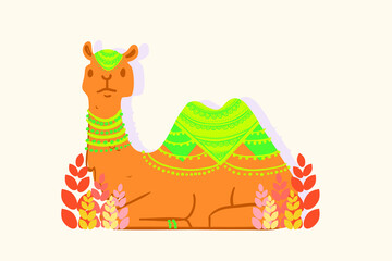 design ilustration camel 