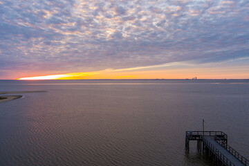 Sunset over the Alabama Gulf Coast 