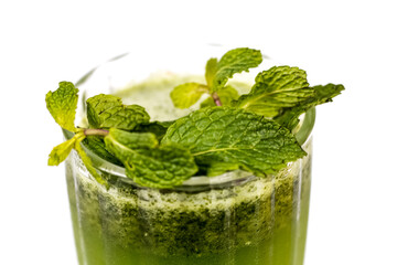 Fresh juice on isolated background