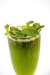 Fresh juice on isolated background