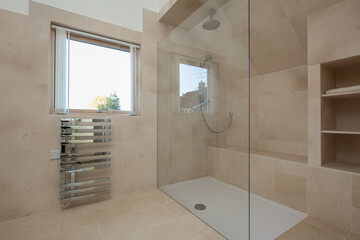Contemporary modern shower room