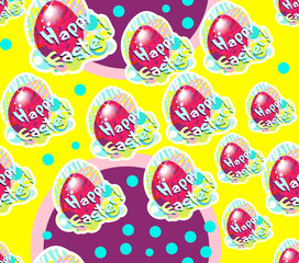 20-oz Tumbler Sublimation designs.Easter Eggs.Easter backgrounds.Texture with colorful eggs.